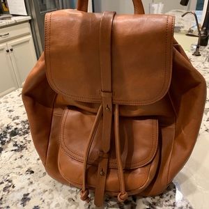 Madewell The Transport Leather Rucksack